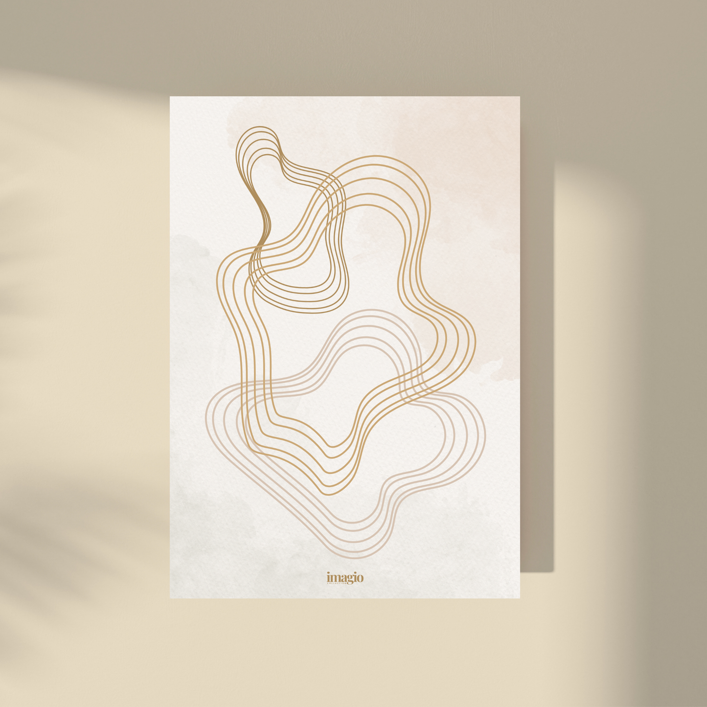 Abstract Shapes - Warm Beige