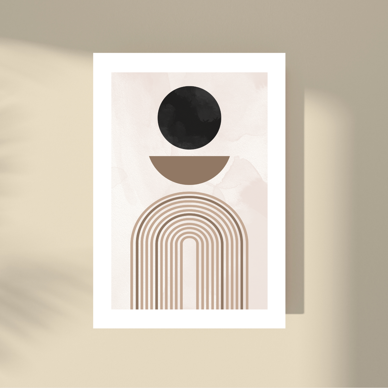 Abstract shapes No.2 - cold beige