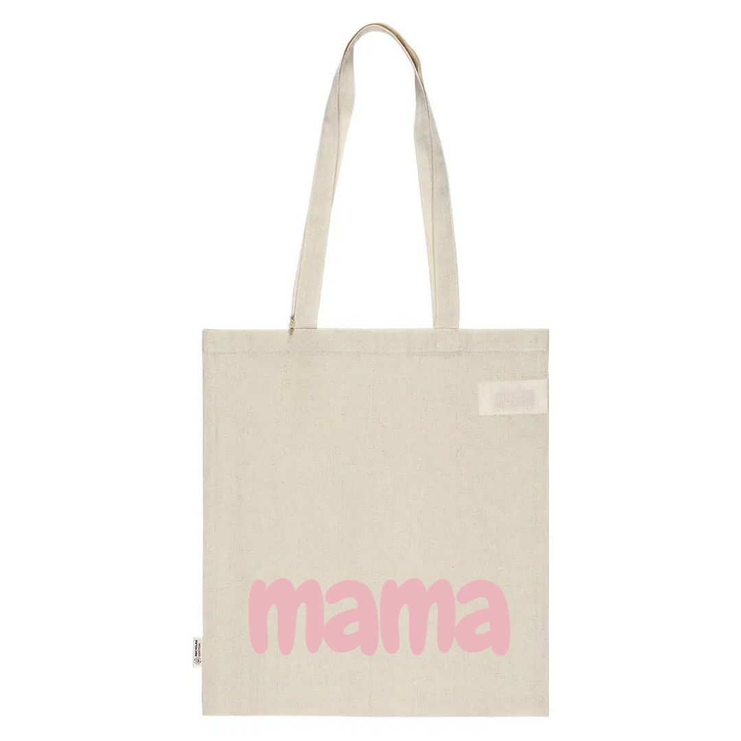 Tote Bag - Mama - Beige