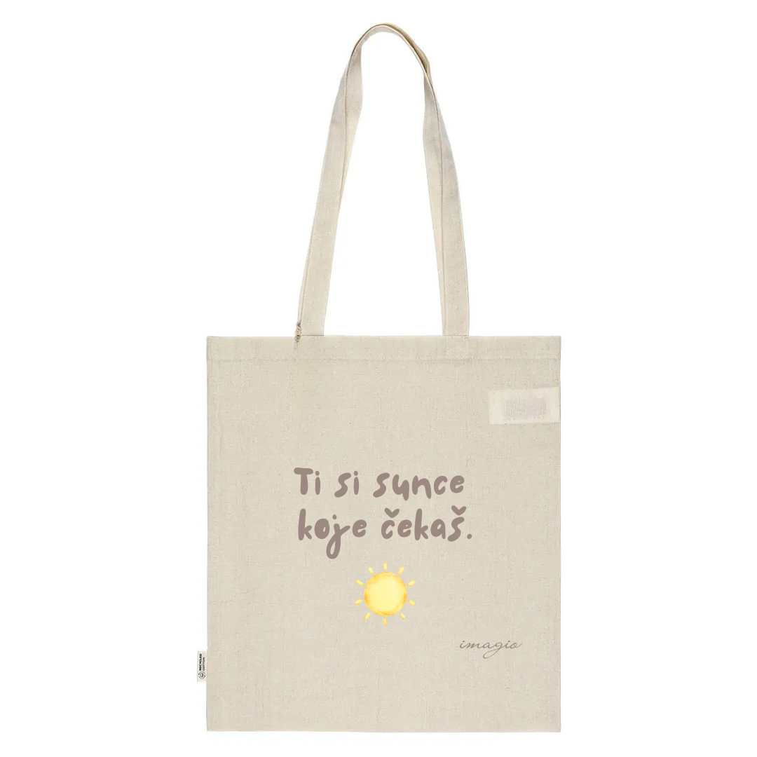 Tote Bag - Ti si sunce koje čekaš - Beige