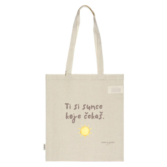 Tote Bag - Ti si sunce koje čekaš - Beige