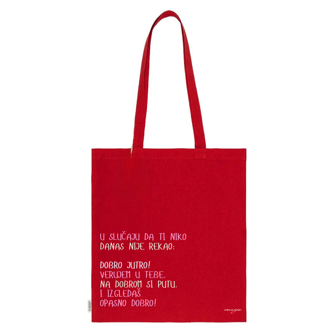 Tote Bag - Nežni podsetnik - Red