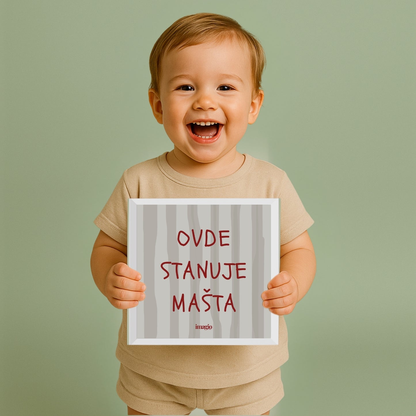 Minijatura -  Ovde stanuje mašta - Beli ram