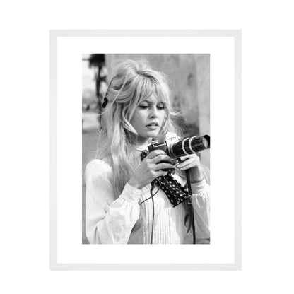 Brigitte Bardot Filming of Viva Maria (1965) - Framed Art - Multiframe