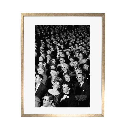 The First 3D Film (1922) - Framed Art - Multiframe