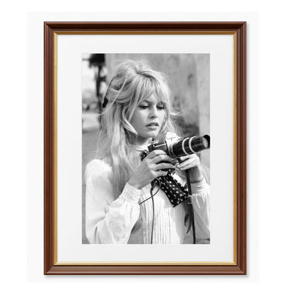 Brigitte Bardot Filming of Viva Maria (1965) - Framed Art - Multiframe
