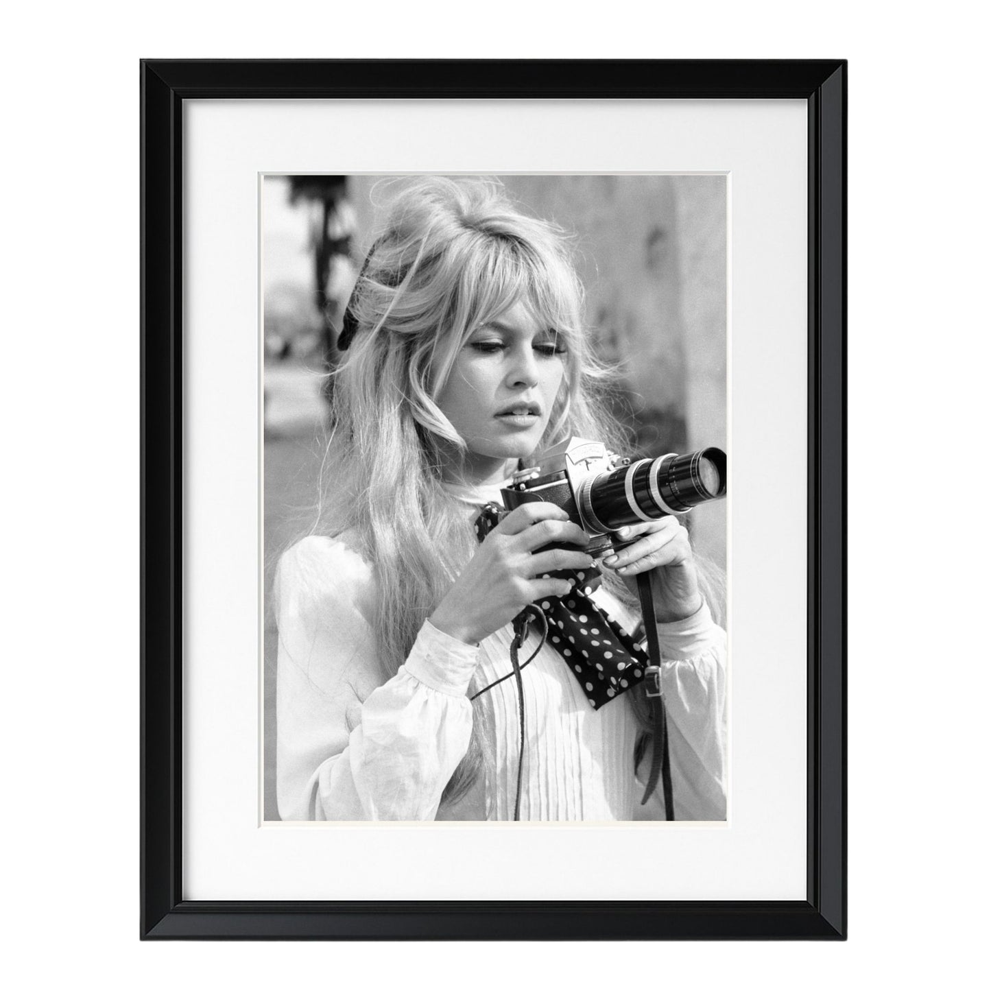 Brigitte Bardot Filming of Viva Maria (1965) - Framed Art - Multiframe
