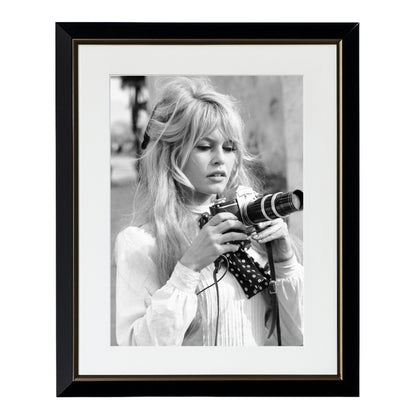 Brigitte Bardot Filming of Viva Maria (1965) - Framed Art - Multiframe