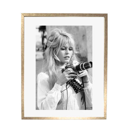 Brigitte Bardot Filming of Viva Maria (1965) - Framed Art - Multiframe