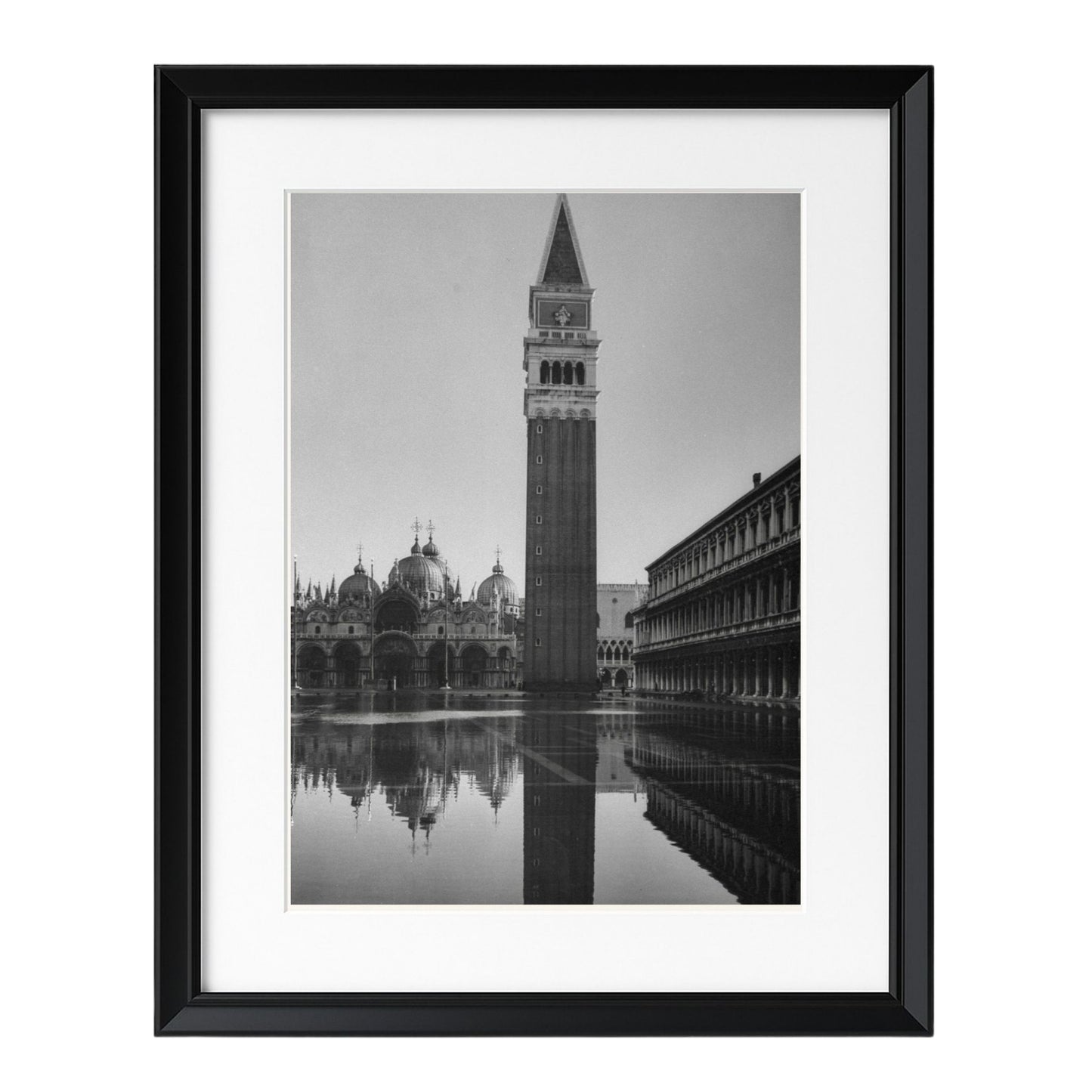 Flooded Piazza San Marco in Venice (1952) - Framed Art - Multiframe