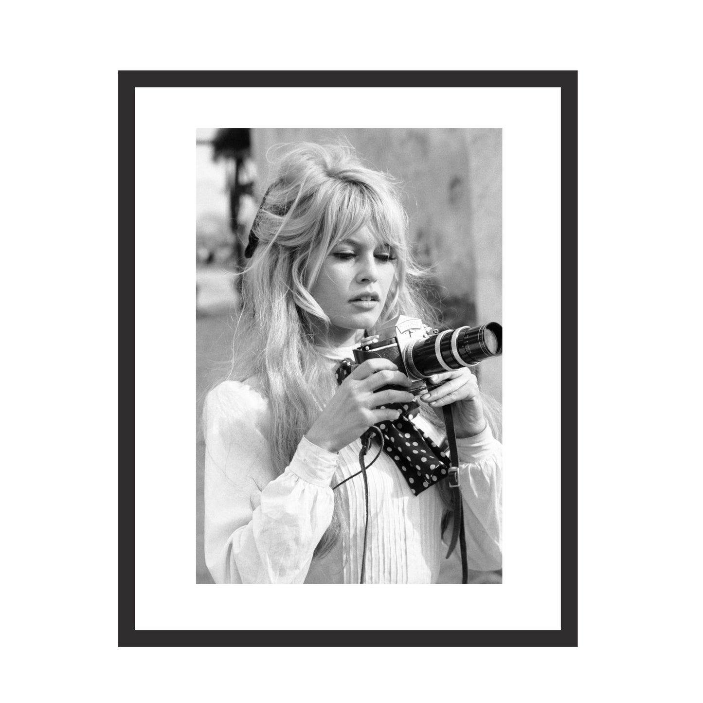 Brigitte Bardot Filming of Viva Maria (1965) - Framed Art - Multiframe