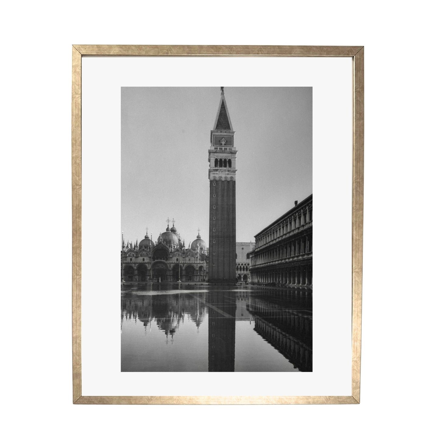 Flooded Piazza San Marco in Venice (1952) - Framed Art - Multiframe