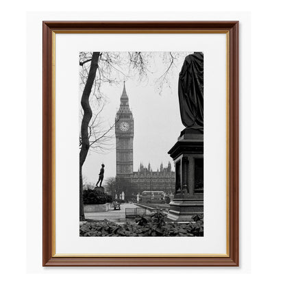 View of the Palace of Westminster, London UK - Framed Art - Multiframe