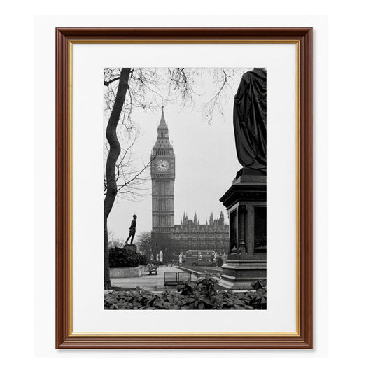 View of the Palace of Westminster, London UK - Framed Art - Multiframe