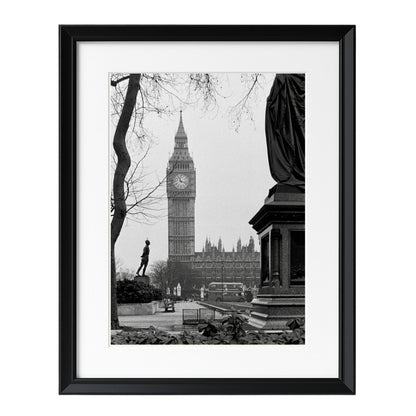 View of the Palace of Westminster, London UK - Framed Art - Multiframe