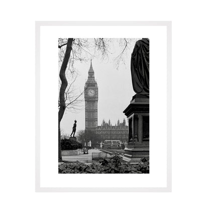 View of the Palace of Westminster, London UK - Framed Art - Multiframe