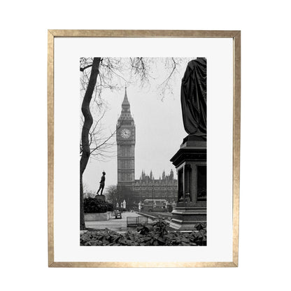 View of the Palace of Westminster, London UK - Framed Art - Multiframe