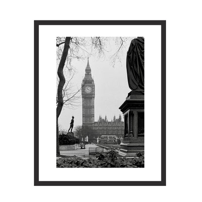 View of the Palace of Westminster, London UK - Framed Art - Multiframe