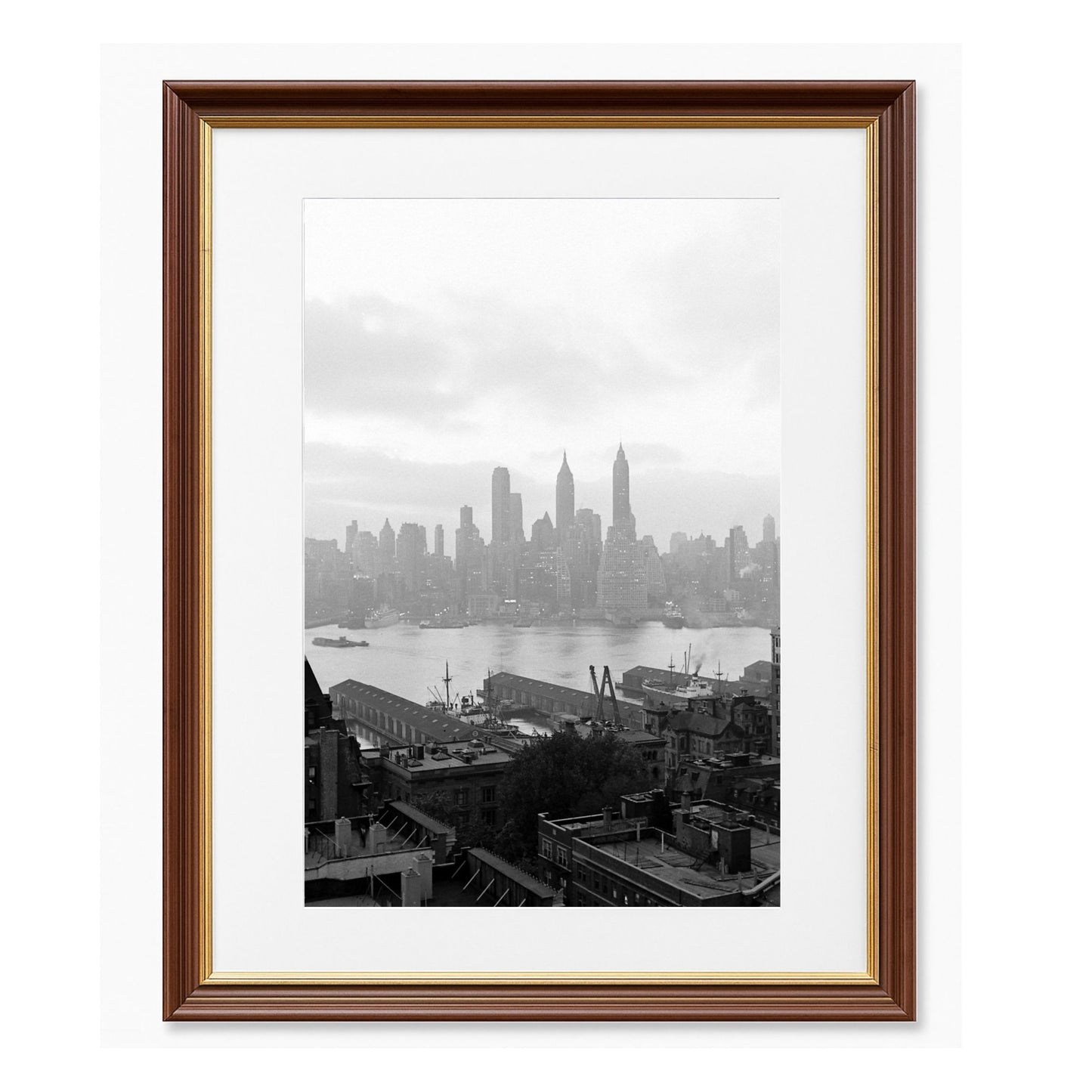New York City Skyline - Framed Art - Multiframe
