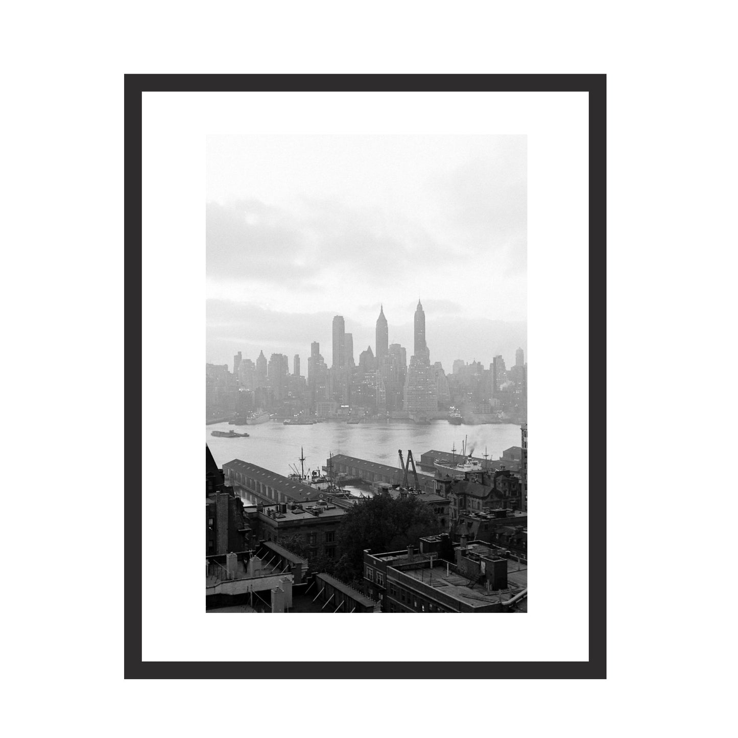 New York City Skyline - Framed Art - Multiframe