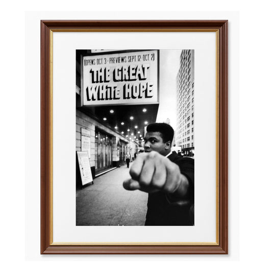 Muhammad Ali on Broadway - Framed Art - Multiframe