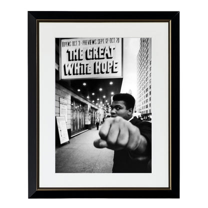Muhammad Ali on Broadway - Framed Art - Multiframe