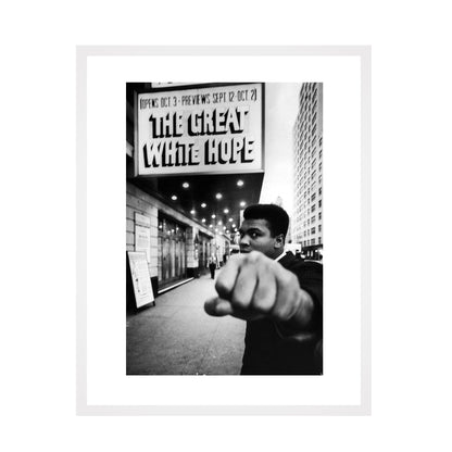 Muhammad Ali on Broadway - Framed Art - Multiframe