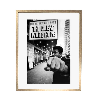 Muhammad Ali on Broadway - Framed Art - Multiframe