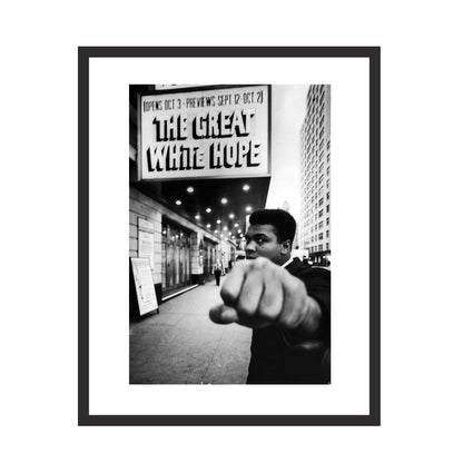 Muhammad Ali on Broadway - Framed Art - Multiframe