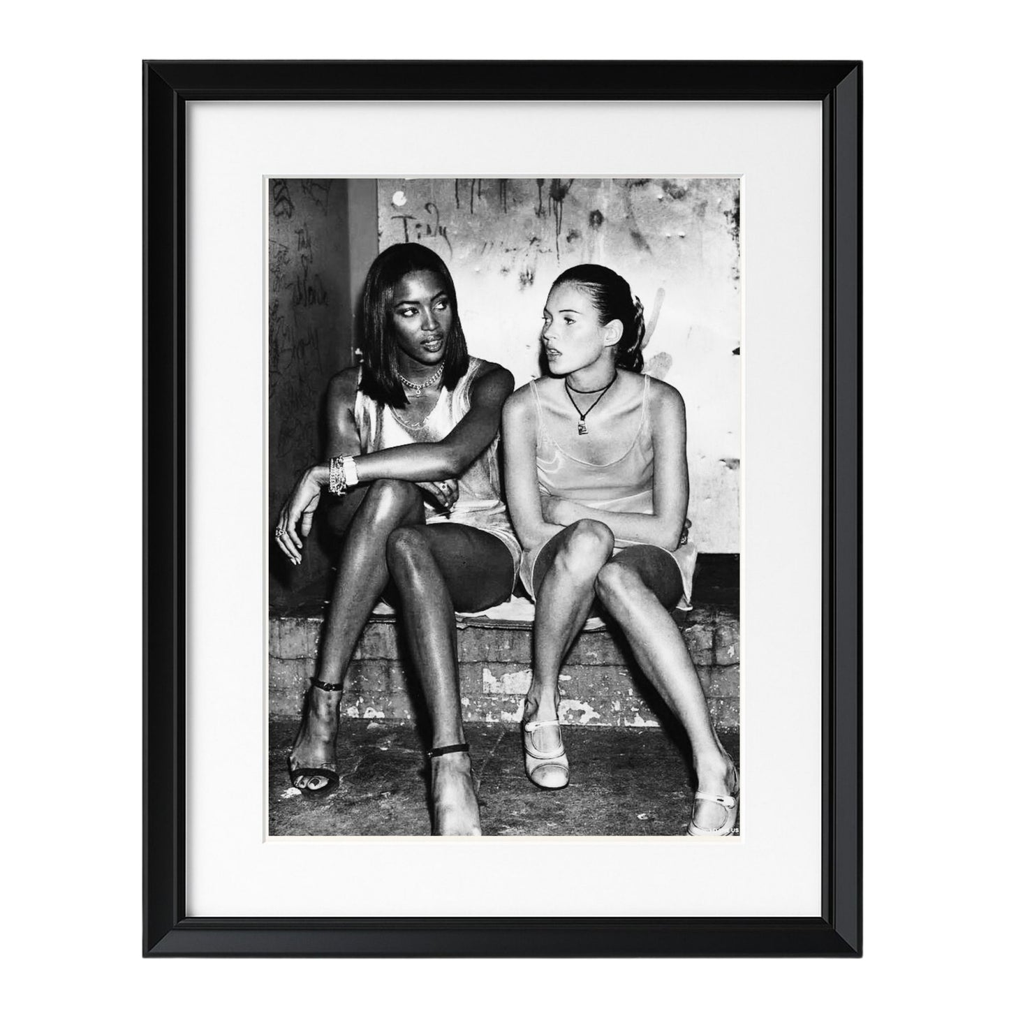 Naomi & Kate: 1990s Friendship - Framed Art - Multiframe