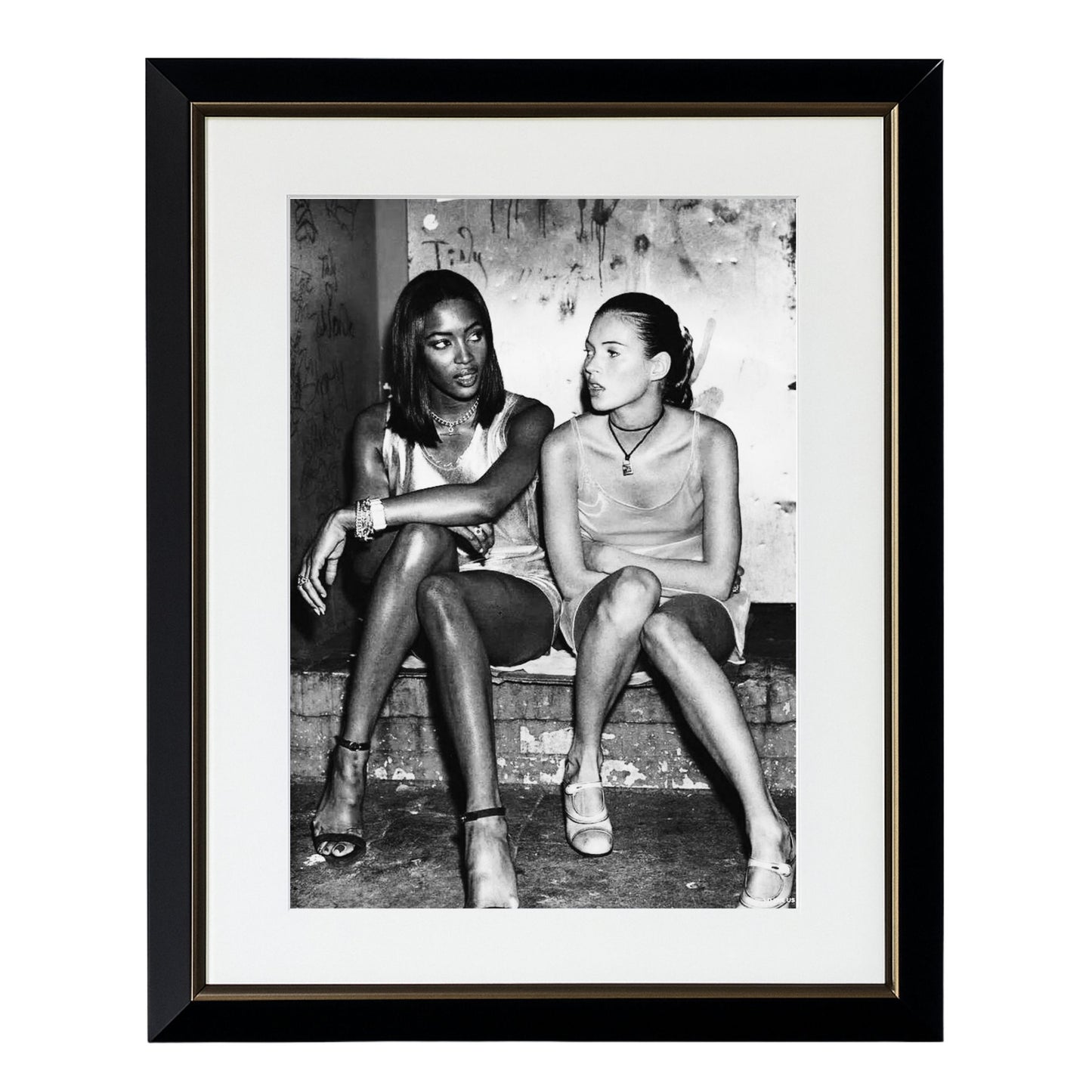 Naomi & Kate: 1990s Friendship - Framed Art - Multiframe