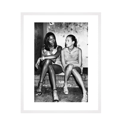 Naomi & Kate: 1990s Friendship - Framed Art - Multiframe