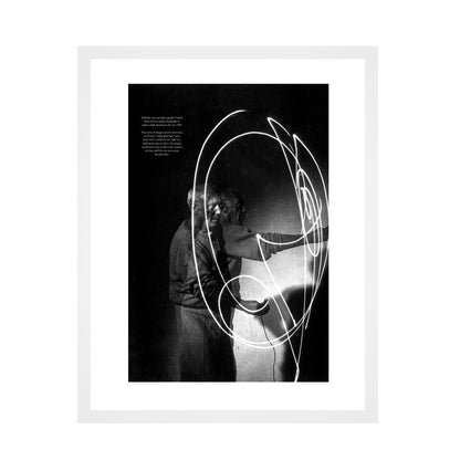 Picasso's Light Drawings (1949) - Framed Art - Multiframe