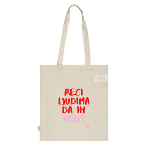 Tote Bag - Tell People You Love Them - Beige