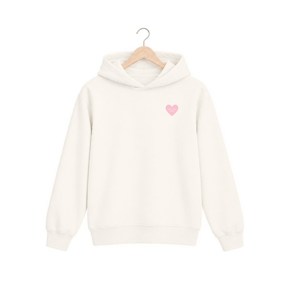 PREORDER Vanilla hoodie - If lost return to Novi Sad