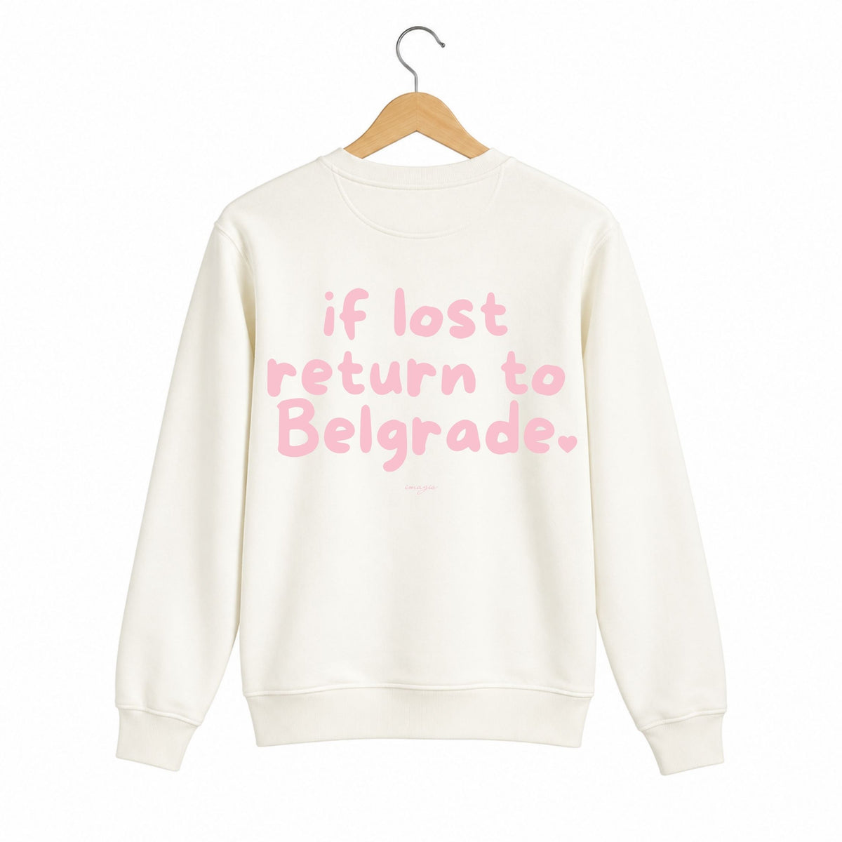 Hoodie - If lost return to Belgrade