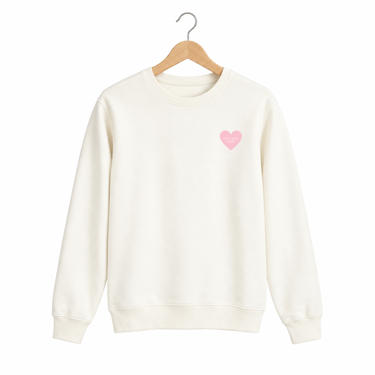 PREORDER Vanilla Sweatshirt - If lost return to Novi Sad
