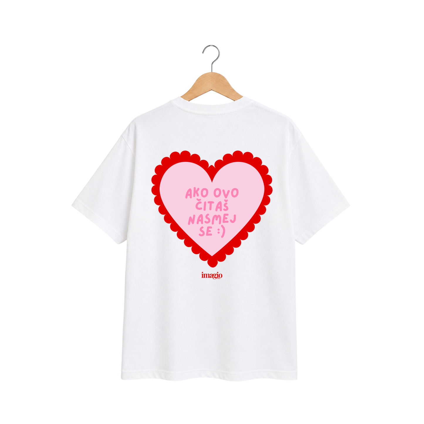 PREORDER T-Shirt - Ako ovo čitaš, nasmej se :)