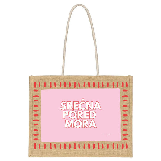 Beach Bag - Srećna pored mora