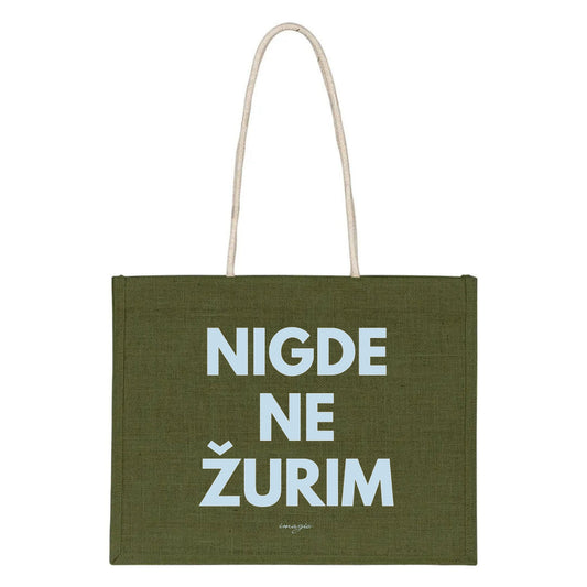 Beach Bag - Nigde ne žurim