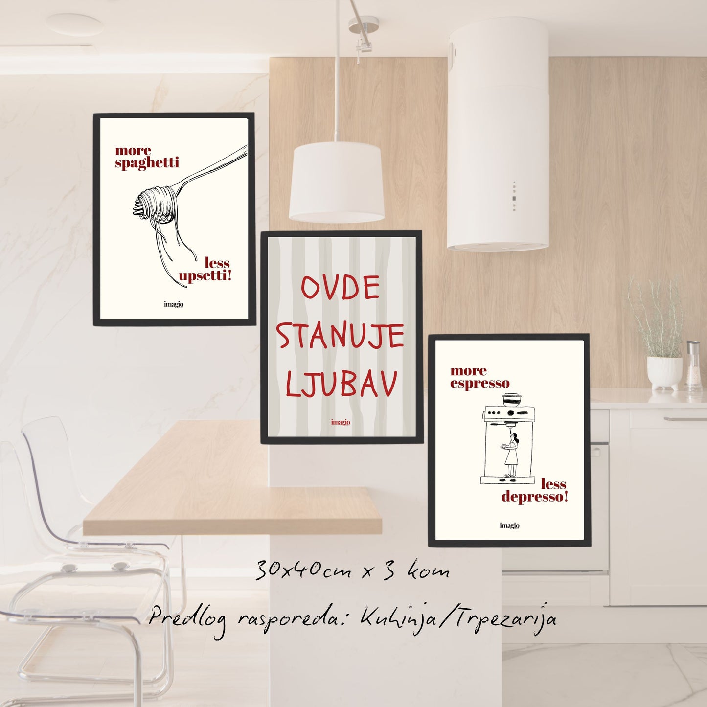 Komplet postera za enterijer No.2 - 2.0 Stan - 9 kom