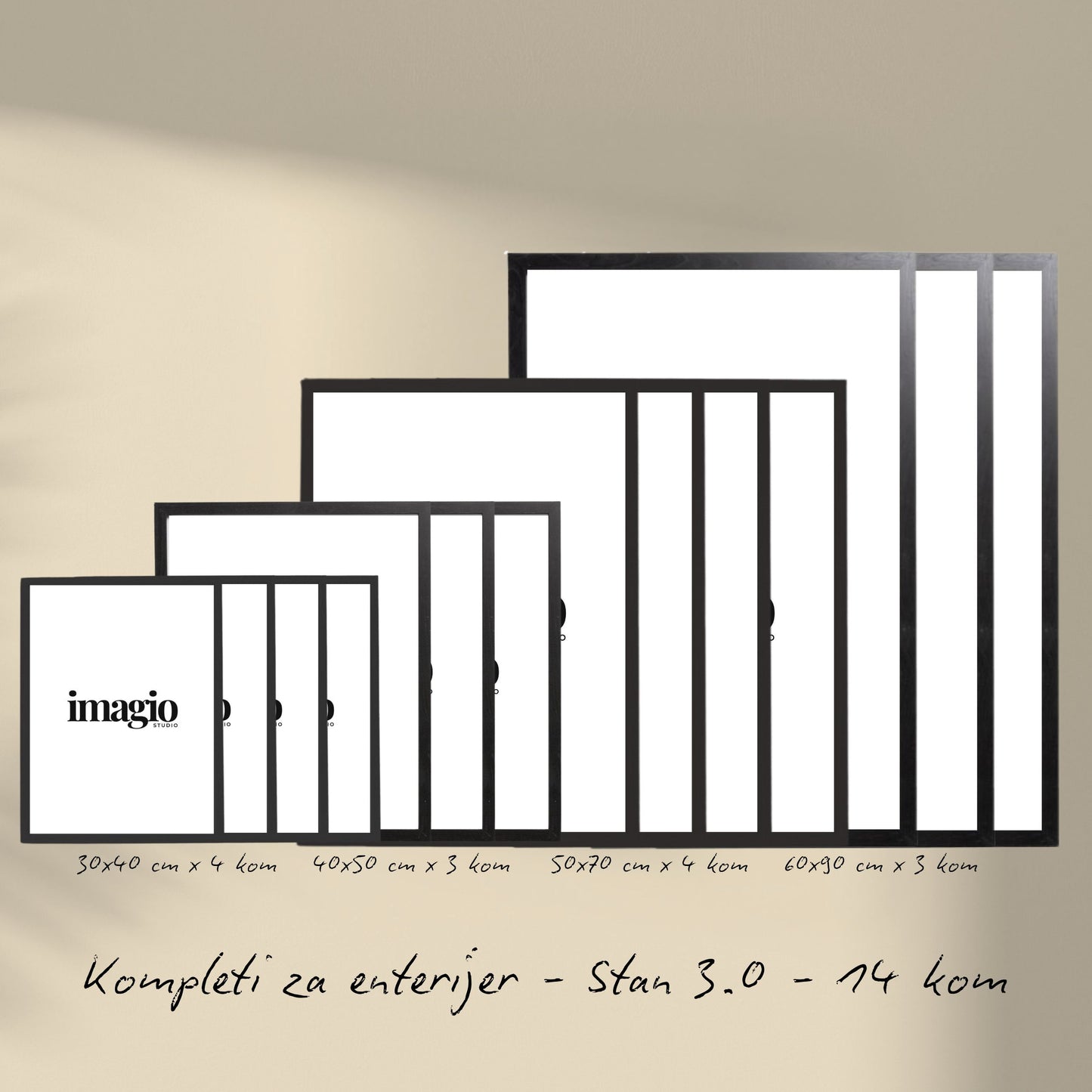 CUSTOM Komplet za enterijer - 3.0 Stan - 14 kom