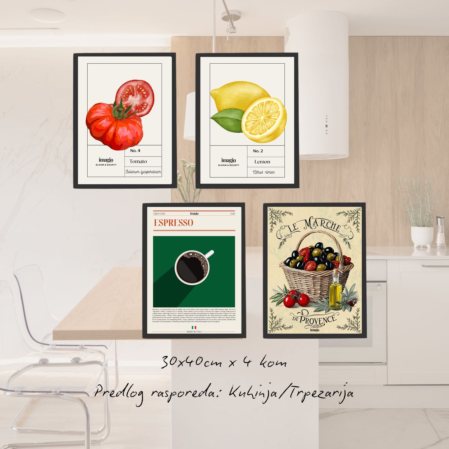 Komplet postera za enterijer No.2 - 3.0+ Stan - 14 kom