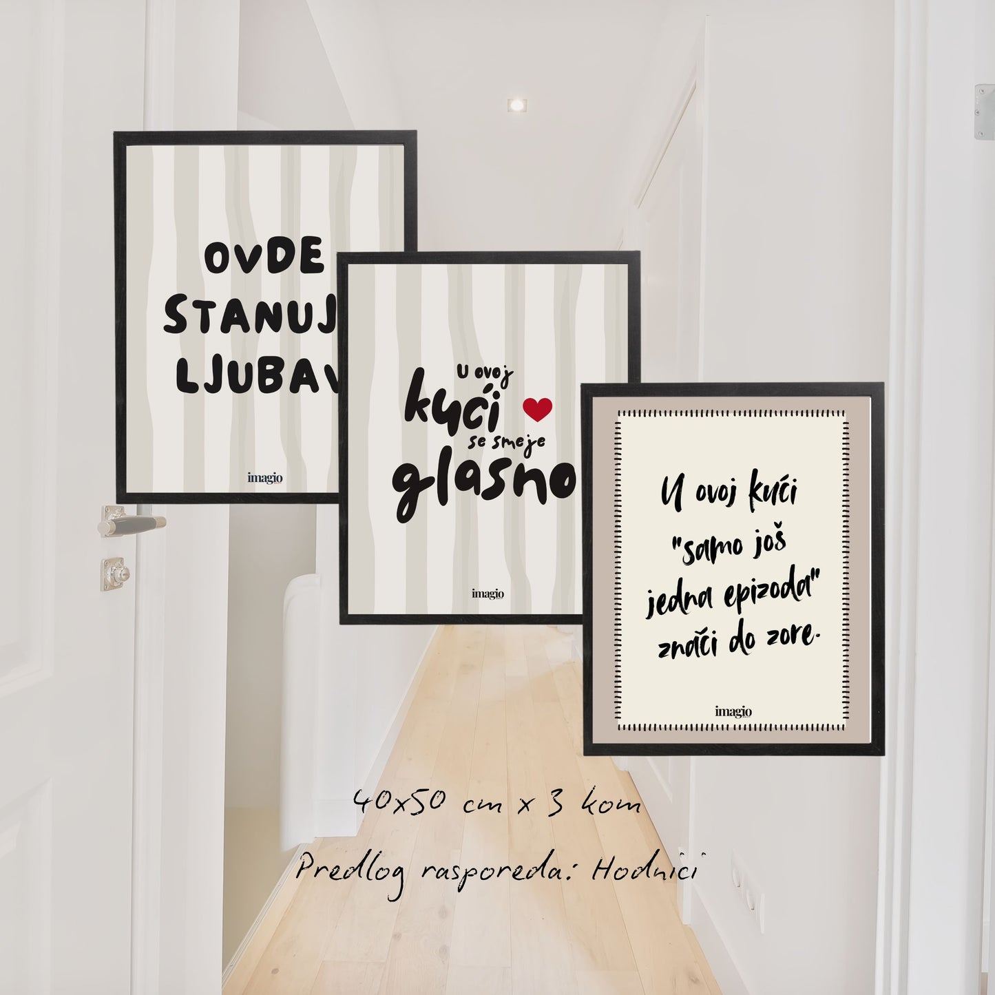 Komplet postera za enterijer No.2 - 3.0+ Stan - 14 kom