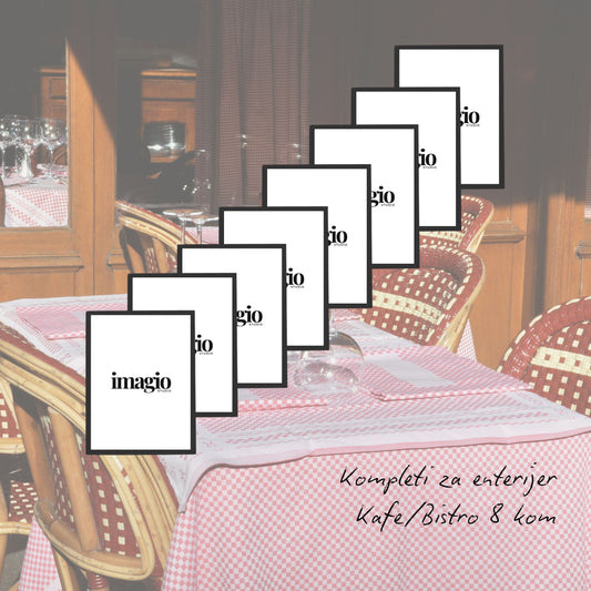 Komplet postera za kafiće, barove, restorane - 8 kom
