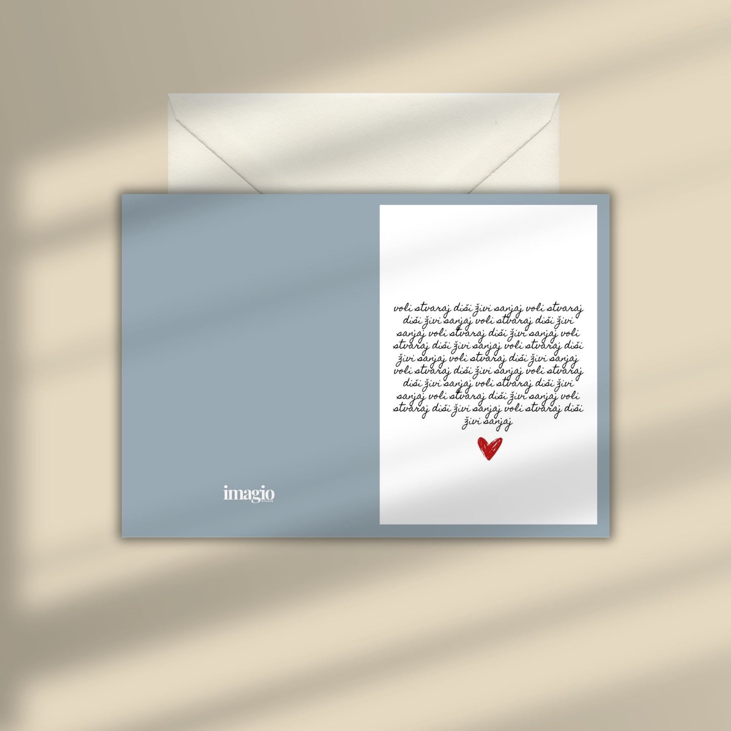 Čestitka - Voli Stvaraj Diši Živi Sanjaj