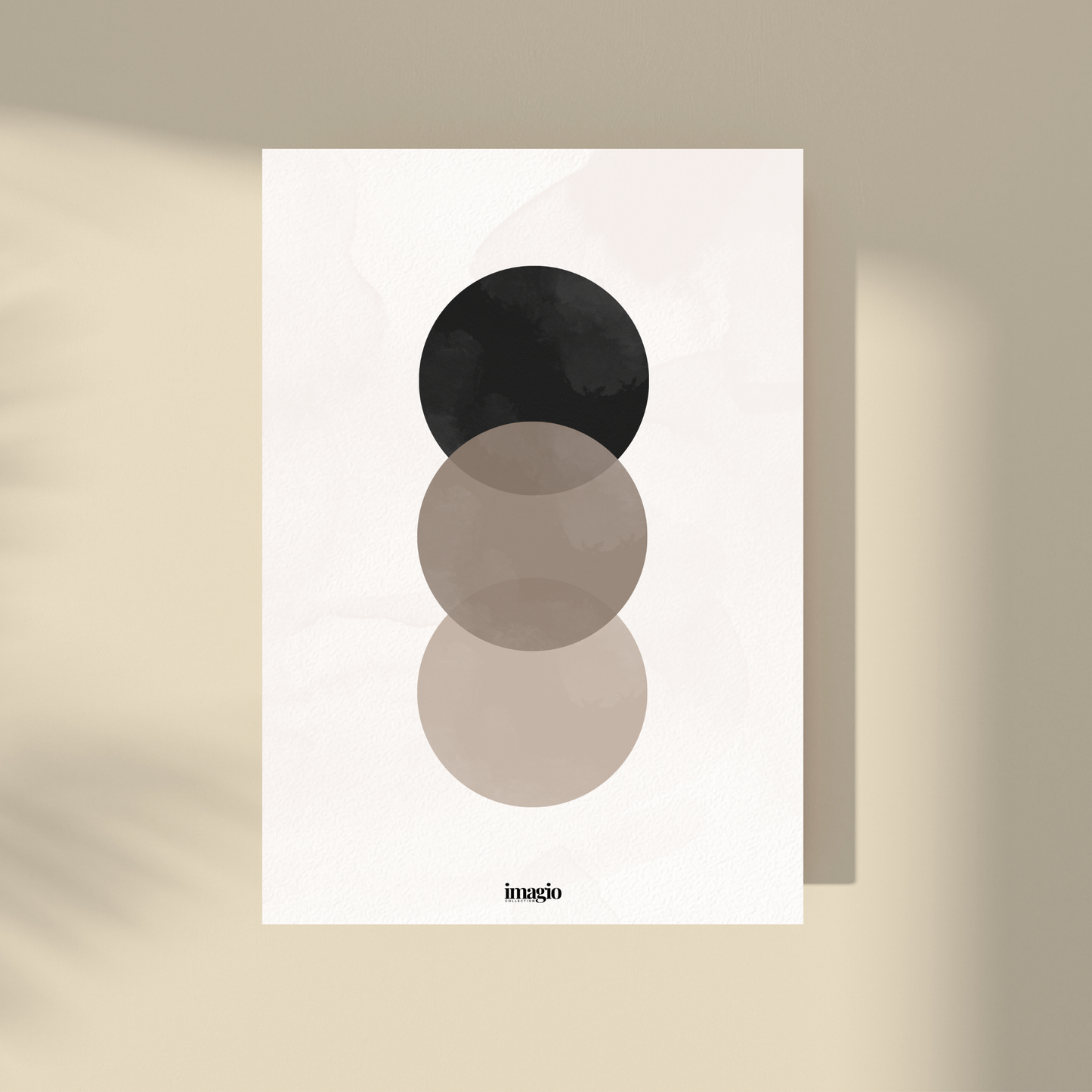 Circles Tricolore - Cold Beige