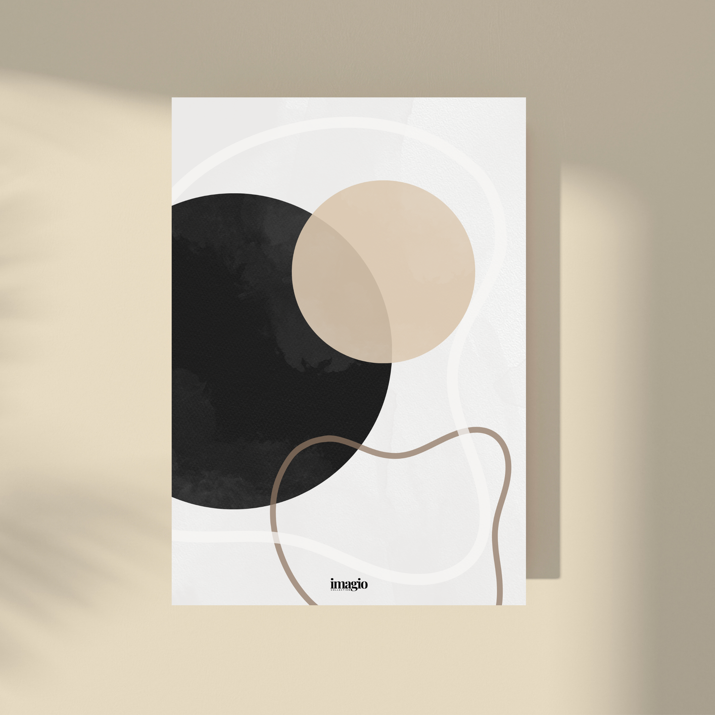 Abstract Shapes No.3 - Cold Beige