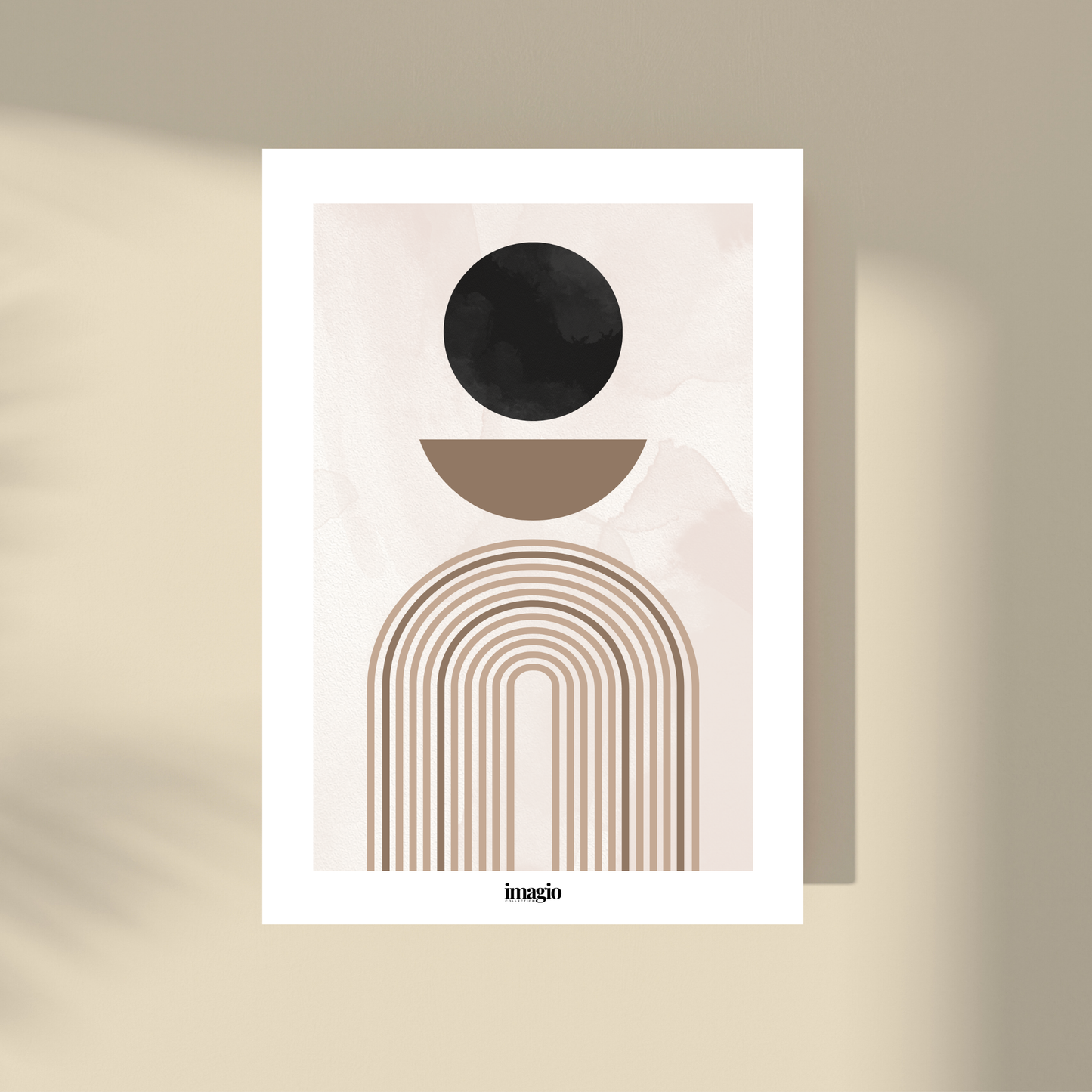 Abstract Shapes No.2 - Cold Beige