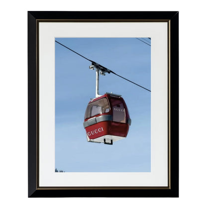Gucci Ski Gondola - Framed Art - Multiframe